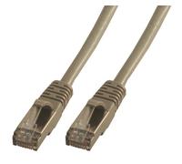 MCL Samar Cordon de raccordement Eco RJ45 Cat 6 F/UTP 50 cm Gris
