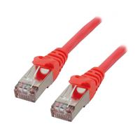 MCL Samar Cordon de raccordement Eco – CAT 6 F/UTP 2 m RJ-45 mâle/mâle rouge