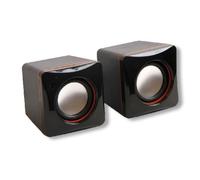 MCL HP-USB2/4, 1-voie, 2.0 canaux, Avec fil, 4 W, 30 - 20000 Hz, Noir