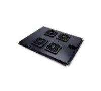 MCL IC3A99AZVENT4T800 : Kit de 4 Ventilateurs 220-250V pour Armoire Réseau Profondeur 800 mm, SPCC/Acier, 50-60Hz, 16A, Noir