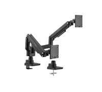 MCL - Kit de montage (bras pour moniteur) - pour 2 écrans LCD - noir - Taille d'écran : jusqu'à 35 pouces - montrable sur bureau