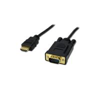Cble vidéo HDMI mle/VGA mle, Longueur de 1.5 Mètre