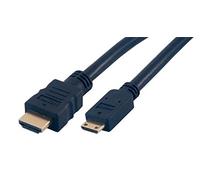 MCL MC382/3D-2M Câble HDMI haute vitesse 3D + Ethernet type A / C mini mâle 2 m