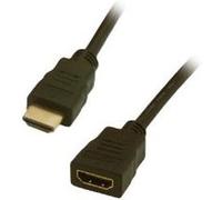 MCL MC384/3D-1M - Câble d'extension HDMI avec Ethernet - HDMI mâle pour HDMI femelle - 1 m G