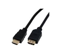 MCL MC384 - Câble d'extension HDMI avec Ethernet - HDMI femelle pour HDMI mâle - 2 m - support 4K