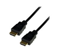 MCL Samar Câble HDMI MC385E-5M Haute vitesse 1080p 3D avec Ethernet mâle/mâle 5 m Noir