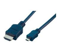 MCL MC386 - Câble HDMI - HDMI mâle pour 19 pin micro HDMI Type D mâle - 2 m G