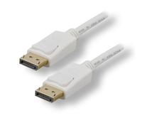 MCL - MC390-2M/W - Câble DisplayPort 1.2 mâle/mâle - 2M Blanc