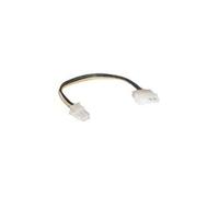 MCL MC609 - Adaptateur secteur - ATX12V 4 broches (F) pour alimentation interne 4 plots (M) - 13 cm G