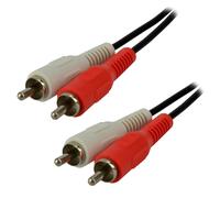 MCL MC705-1.5M câble audio 1,5 m 2 x RCA Noir