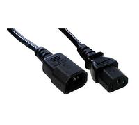MCL MC902 - 0.5 m - Câble (C13 Coupler, C14 Coupler, mâle/Femelle, Droit, Droit, Noir)