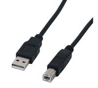 MCL Samar Câble USB 2.0 MC922ABE-2M/N USB A vers USB B 2 m Mâle/Mâle Noir