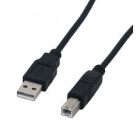 MCL MC922ABE-3M/N câble USB USB 2.0 2 m USB A USB B Noir
