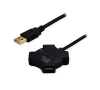 MCL MC922AM4F/A-10M hub & concentrateur USB 2.0 Type-A 480 Mbit/s Noir