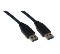 MCL MC923AA-2M/N, 2 m, USB A, USB A, Mâle/Mâle, 5 Gbit/s, Noir