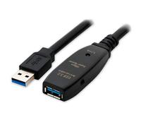 MCL - Rallonge de câble USB - USB type A (M) pour USB type A (F) - USB 3.0 - 15 m - actif