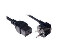 MCL Power Cable Black 3.0m Noir 3 m Prise d'alimentation type E Coupleur C19