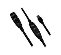 MCL - Rallonge de câble USB - USB type A (M) pour USB type A (F) - USB 3.0 - 15 m - actif