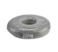 MCL - Réf:C6PBT/100H - Rouleau de câble réseau CAT 6 F/UTP patch LSZH - 100m Gris