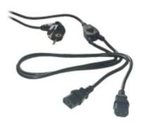 MCL Samar Cordon secteur MC909-3M 2 pôles + terre 2 x IEC C13 3 m