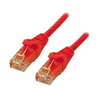 MCL RJ45 CAT6 A U/UTP 5m câble de réseau Rouge Cat6a U/UTP (UTP)