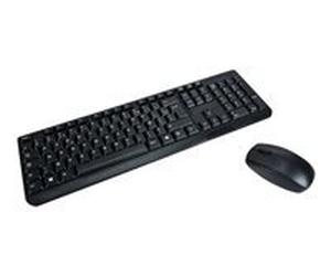MCL Samar ACK-2012W/N - ensemble clavier et souris - AZERTY - Français - noir Périphérique d'entrée