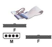 MCL Samar - Câble IDE / EIDE - IDC 44 broches (F) pour IDC 40 broches, alimentation interne 4 plots