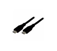 MCL SAMAR Câble pour transfert de données MCL - 1 m USB-C - 2e bout: 1 x USB 2.0 Type C male - 480 Mbit/s - Noir