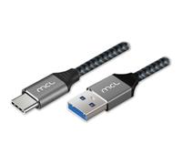 Câble Type C mâle / Type A USB 3.0 mâle tressé 5Gb 60W 3A - 2m