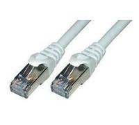 MCL SAMAR Cordon de raccordement - RJ-45 (M) pour RJ-45 (M) - 50 cm - UTP - CAT 6a - Gris