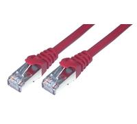 MCL Samar Cordon de raccordement RJ-45 (M) RJ-45 (M) 1 m FTP ( CAT 6 ) rouge