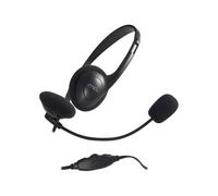 MCL CSQ-M/NZ Casque Avec fil Arceau Appels/Musique Noir