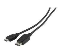 MCL Samar MC392-3M Câble display port mâle / HDMI mâle 3m Noir