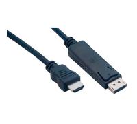 MCL SAMAR MCL 3m DisplayPort/HDMI, 3 m, DisplayPort, HDMI, Noir, Mâle/Mâle MC392-3M