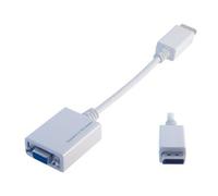 MCL SAMAR MCL CG-294C, 0,1 m, Displayport M, VGA FM, Mâle, Femelle, Blanc