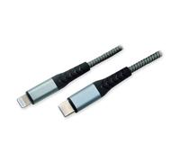 MCL - Câble Lightning - 24 pin USB-C mâle pour Lightning mâle - 1 m - gris - USB Power Delivery (60W)
