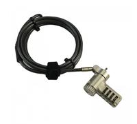 MCL SAMAR MCL MJ1C99A8LEUNIVCOD, 2 m, IBM, Kensington, Nano, Noble, Wedge, Verrouillage à combinaison, Acier, Noir