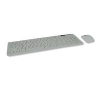 MCL Clavier bioplastique sans fil 2,4 GHz AZERTY Français beige terrazzo