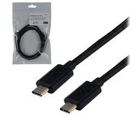 MCL Samar Câble USB-C MC923-1C/1CE-1M USB 3.1 mâle/mâle 1 m Noir