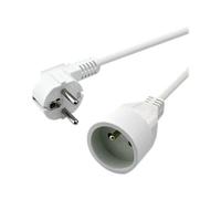 MCL Schuko extension cable - 5m White