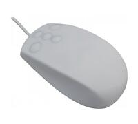MCL - Souris optique étanche silicone - Blanc