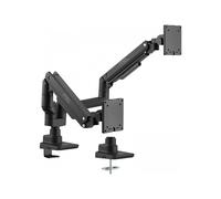 MCL Support Ã©cran bureau Ã amortisseur 2 Ã©crans jusquÃ 35p/20Kg Noir