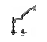 MCL Support écran bureau à amortisseur 1 écran jusquà 32p/9Kg Noir