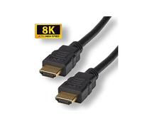 MCL - Ultra High Speed - câble HDMI - HDMI mâle pour HDMI mâle - 1 m - noir - support 8K