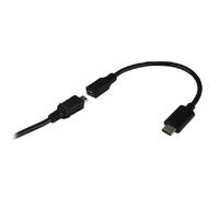 MCL Samar Adaptateur USB Type-C vers USB 2.0 micro B femelle – 17 cm