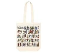 Mclaggan & Co - Sac fourre-tout en toile avec écrivains et personnages
