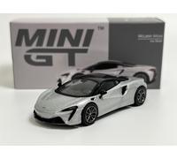 Mclaren Artura Glace Argent LHD 1:64 Echelle Mini GT MGT00582L