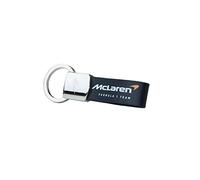 McLaren F1, Castore, porte-clés en cuir, noir, logo Speedmark imprimé, marchandise officielle