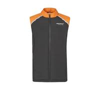 McLaren F1 Team Paddock Hybrid Gilet, gilet de course officiel, gris et orange, Fantôme/gloire d'automne, XL