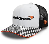 Mclaren Formule Un de Course New Era 9Fifty à Carreaux Drapeau Visière Casquette